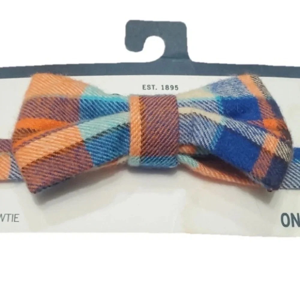 OshKosh B'gosh Blue and Orange Pre-Tied Bow Tie